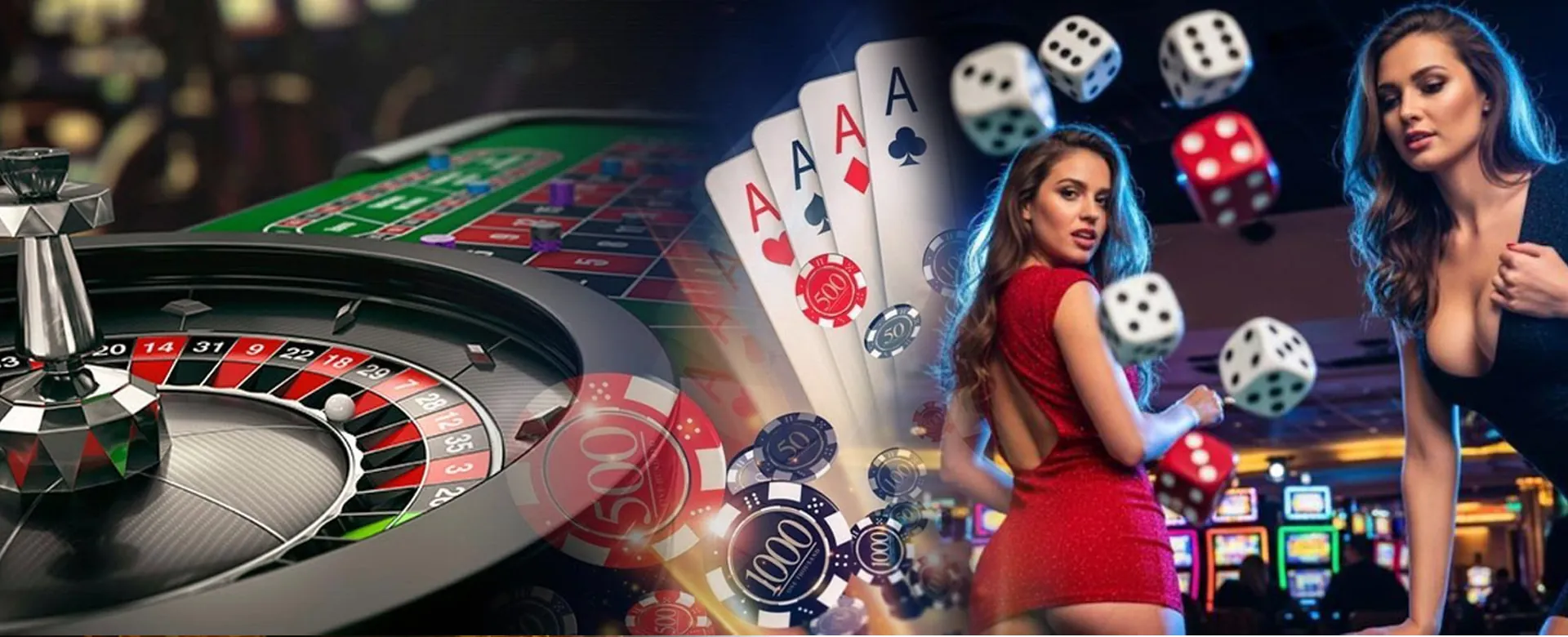 Dynamic online casino background with neon lights, symbolizing 777pub open now